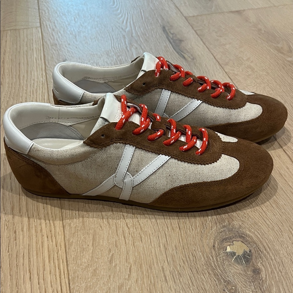 Brown and White Women’s Casual Shoes